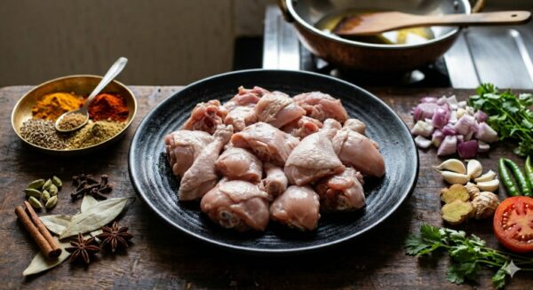 white farm chicken curry cut 500 g